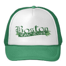 Boston Title Town Distressed Cap Trucker Hat