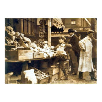 Boston Vegetable Sellers - Early 1900s posters