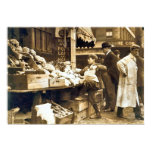 Boston Vegetable Sellers - Early 1900s Print