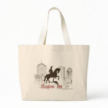 Boston Washington Profile Tote Bag by osundergroundllc Boston Washington Profile Tote Bag