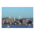 Boston Waterfront Aerial View posters