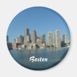 Boston Waterfront Fridge Magnet