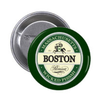 boston - wicked pissah buttons