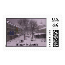 Boston, Winter in Boston postage by aevans72 Boston, Winter in Boston postage