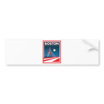 Boston Zakim Bridge Bumper Sticker