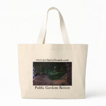 Boston's Public Garden Canvas Bag