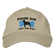 Bostons Rule Embroidered Hat embroidered hats by MenagerieMayhem Bostons Rule Embroidered Hat embroidered hats