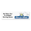 Bot Serving Booze bumper stickers by boozemail Bot Serving Booze bumper stickers
