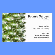 botanic garden business cards