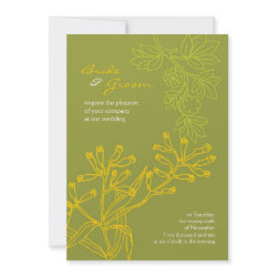 Botanica (Fern Green) Invitation invitation