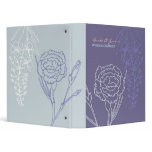 Botanica (Periwinkle) Wedding binders