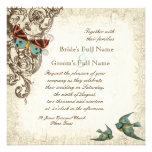 Botanica Wedding Invitation - Cream Tan