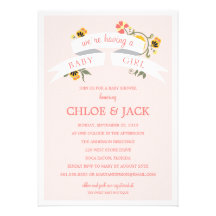 BOTANICAL BANNER | BABY SHOWER INVITATION