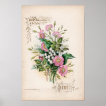 Botanical Engravings, June Posters
