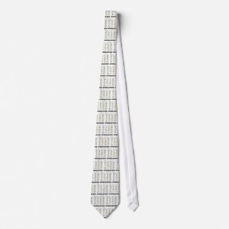 Botanical Fan Inside (Types Of Buds) tie
