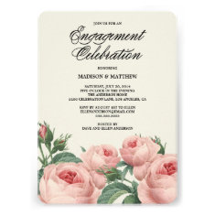 Botanical Glamour | Engagement Party Invitation