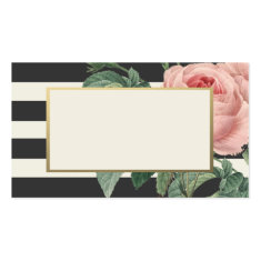 Botanical Glamour | Wedding Place Cards Business Card Templates