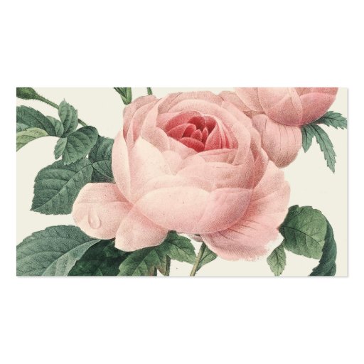 Botanical Glamour | Wedding Website Card Business Card Templates (back side)