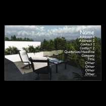 Botanical Observation - Deck Business Card business cards