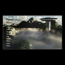 Botanical Observation - Tower Business Card business cards