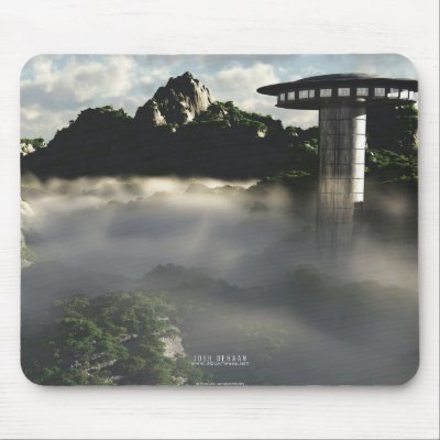 Botanical Observation - Tower Mousepad by 3dartwork