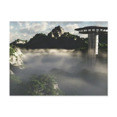 Botanical Observation - Tower Postcard by 3dartwork