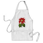 Botanical Poinsettia Apron