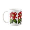 Botanical Poinsettia Mug