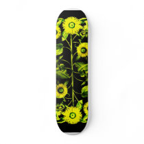 Botanical Sunflowers Skateboard