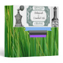 Botanicals and Essential Oils Organizer Vinyl Binder