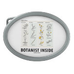 Botanist Inside (Types Of Buds) Belt Buckle
