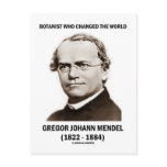 Botanist Who Changed The World Gregor Mendel Post Cards