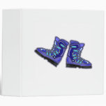 Botas de esquiar azules