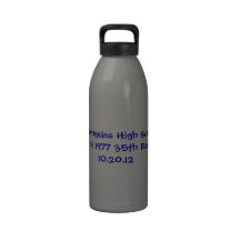 Botella de agua de la reunión