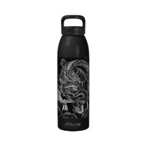 Botella de agua de las "iniciales" del dragón