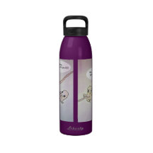 Botella de agua de los gemelos