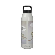 Botella de agua del chiste del feto