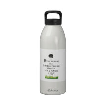 Botella de agua del hecho del árbol