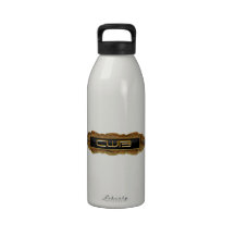 Botella de la libertad del monograma de Crestyne Botallas De Agua