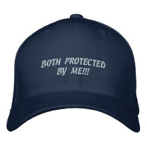 BOTH PROTECTED BY ME!!! - Customized embroidered hats by forios_88 BOTH PROTECTED BY ME!!! - Customized embroidered hats
