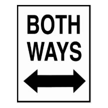 Both Ways Post Card