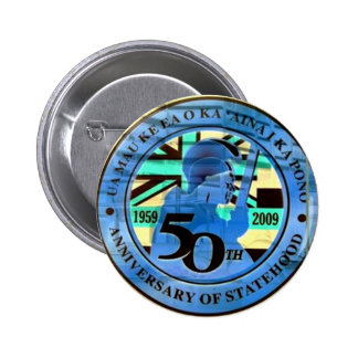 Botón de Hawaii 50.a Pins