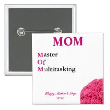 Botón del día de 2010 madres pins