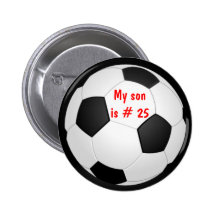 Botón del fútbol pin