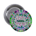 Botón del gobierno de Jerry Brown 4 Pin