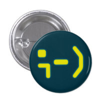 Botón del smiley de Winky Pin