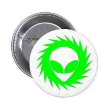 botón extranjero de punta - verde pins