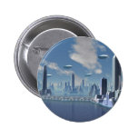 Botón/insignia caseros de vuelta del Scifi Pin