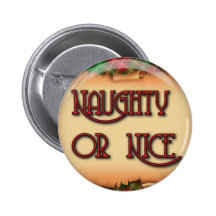 Botón travieso o Niza del navidad Pin
