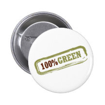 Botón verde del 100% pin